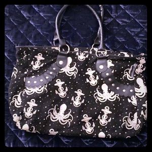 🖤🐙🤍Sourpuss Nautical Tote🤍🐙🖤